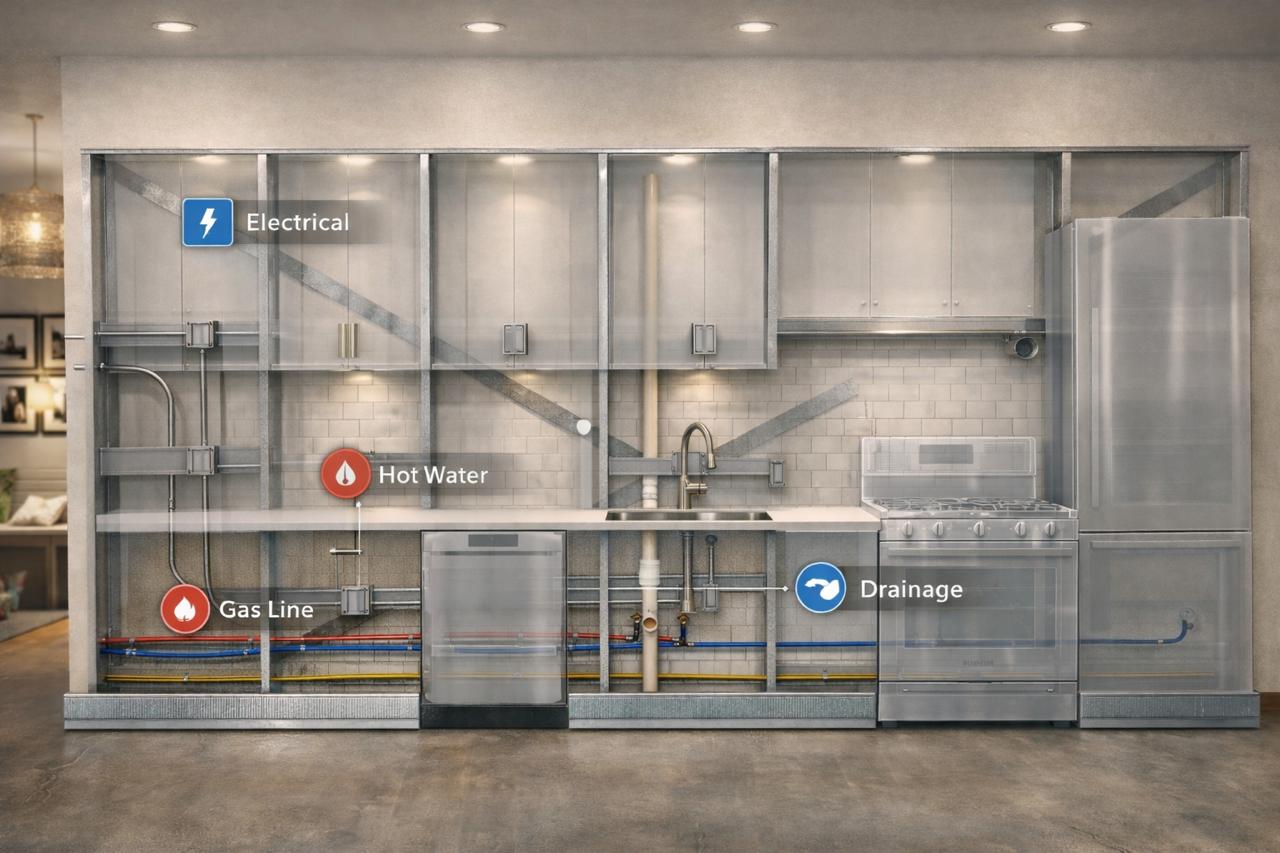 MEP-ready assembly prepared in factory