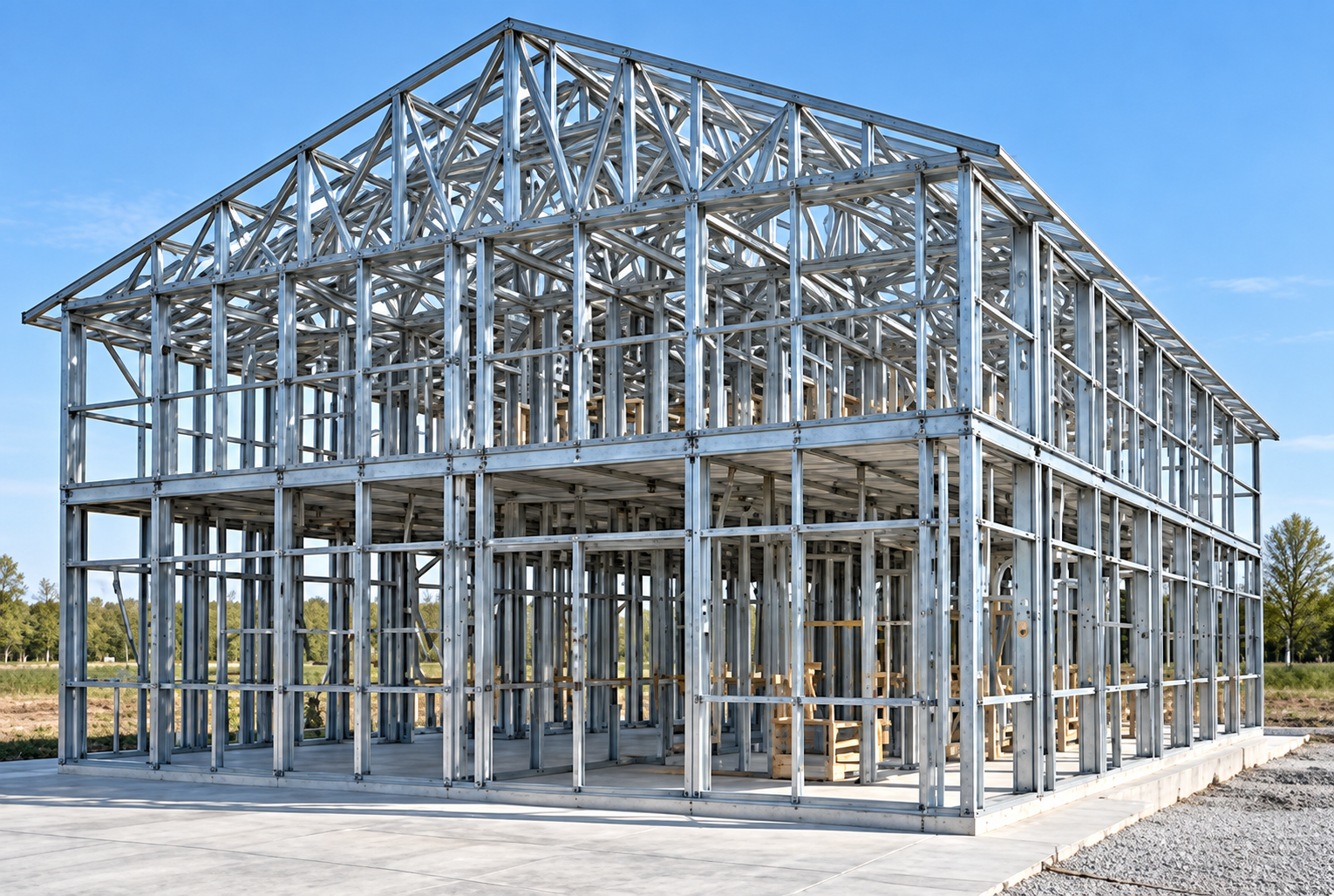 Paquete completo de framing CFS/LGS para muros pisos y estructura de techo